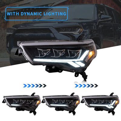 VLAND Reflector Headlights For Toyota 4Runner 2014-2021 [DOT.]